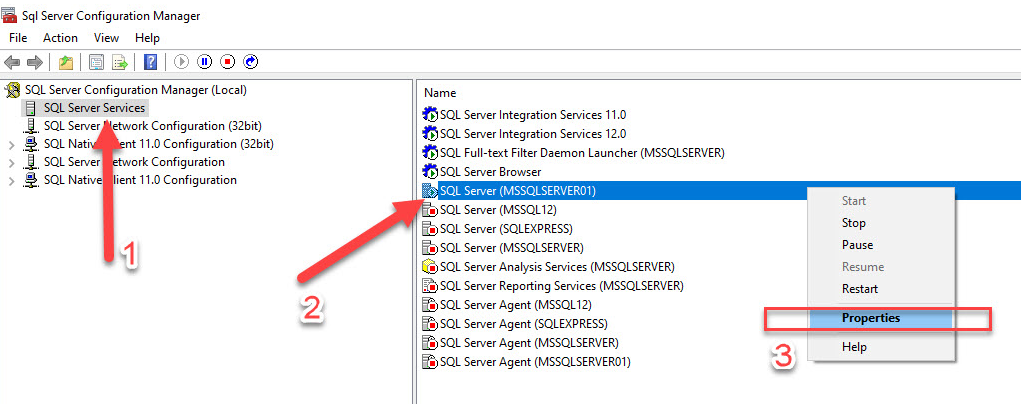 SQL Server Başlangıç Parametreleri – Aryasoft Bilgi Teknolojileri